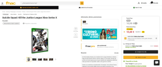 Juego Suicide Squad Kill the Justice League Xbox por 10,40€ socios (no socios 10,95€)