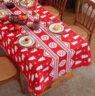 Mantel de Navidad antimanchas a 11.98€