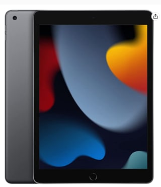 2021 Apple iPad (de 10,2 Pulgadas con Wi-Fi, 64 GB) - Gris Espacial (9.ª generación) por 349€