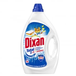 4 detergentes Dixan 46 lavados por solo 20,99€ en Carrefour