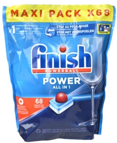 Finish Power All in One Regular Vaatwastabletten - 68 Stuks voor €6,99 bij Butlon