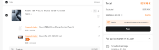Xiaomi 14T Pro 12GB/256GB + Xiaomi Tv 55" + Xiaomi 120W HyperCharge por 649,99€