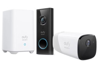 Eufycam 2 - 1 beveiligingscamera + EUFY Videodeurbel 2K met Homebase voor €239 bij Ibood