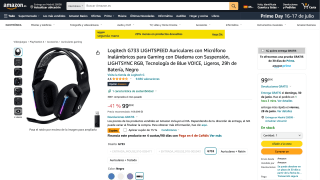 Logitech G733 LIGHTSPEED por 84,15€