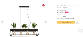 Trio Vito - Hanglamp - Zwart voor €36,99 bij FonQ