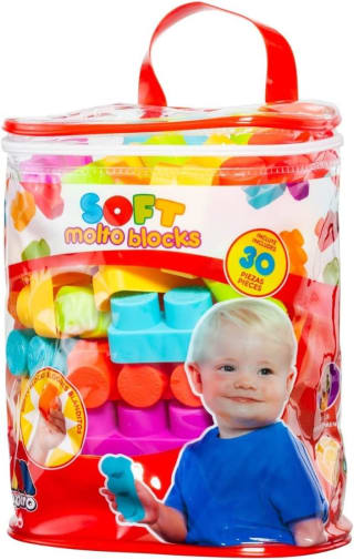 Molto Bolsa de Bloques Blandos 30 Piezas por 7,48€