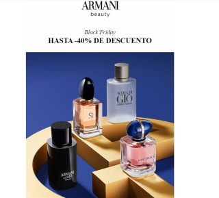 Descuento de hasta -40% en perfumes Armani