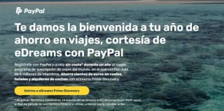 Gratis 1 año Edreams Prime Discovery con Paypal