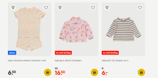 20% korting op alles bij de Hema