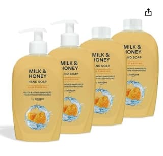 by Amazon Jabón de manos 4x500ml. por 3,77€