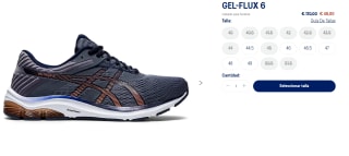 Zapatillas de Running para Hombre Asics GEL-FLUX 6 por 43.2€