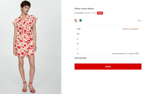 Mono corto de flores para Mujer por 11.99€