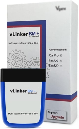 Vgate VLinker BM+ ELM327 OBD2 Bluetooth 4.0 Interface voor €39,99 bij Amazon