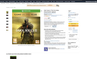 Dark Souls 3 The Fire Fade Edition por solo 19,99€