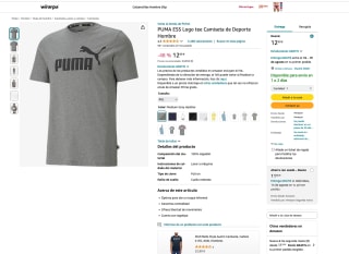 Camiseta PUMA ESS Logo tee deporte Hombre por solo 12,99€