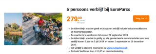 Midweek of weekend weg (4-6 pers.) in Resort EuroParcs vanaf €199
