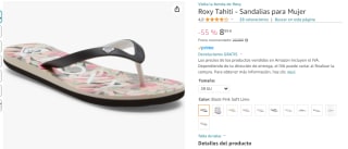 Roxy Tahiti Sandalias para Mujer tallas (36-41) por 8,99€