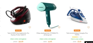 Tot 25% korting op alle strijkapparaten bij Blokker