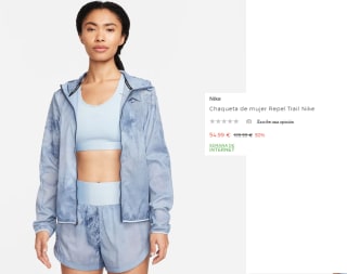 Chaqueta de mujer Repel Trail Nike por 54.99€