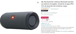 Altavoz Bluetooth JBL Flip Essential 2 por 59.99€