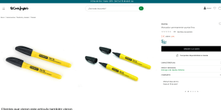 Marcador Stanley permanente punta fina a solo 2€