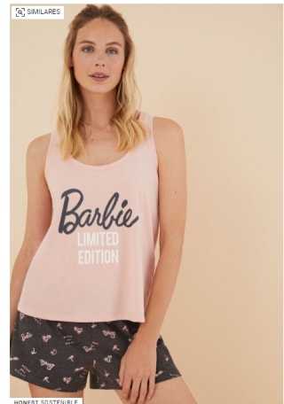 Recopilación pijamas cortos de mujer por 11,69€ desde Women's secret