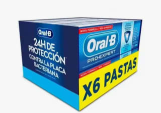 6 Pastas Dientes Oral-B Pro Expert Protección o Sensibilidad por 9,99€