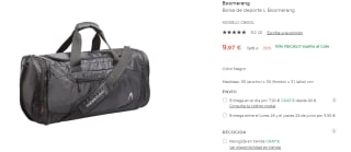 Bolsa de deporte de 31 (alto) x 30 (largo) x 55 (ancho) cm Boomerang por 9,95€