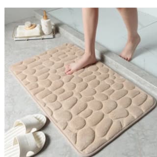 Alfombra de terciopelo con relieve de espuma viscoelástica 40x60cm para baño por 4,99€