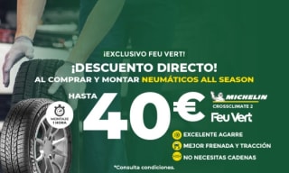 Hasta 40€ de Descuento Descuento en Neumáticos All Seasons.