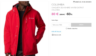 Chaqueta Columbia Winter District para Hombre por 80€