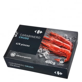 Carrefour Carabinero Crudo 6/8 400 g por 25,95€