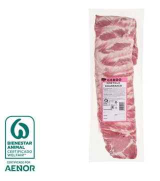 Costilla churrasco de cerdo 4x120g 2.09€/Kg Desde el 28-06 en Lidl