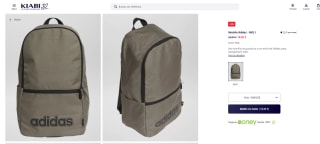 Mochilas marca Adidas por 18,40€ desde kiabi