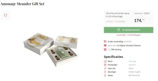 Amouage Meander giftset voor €174,99 bij Deloox