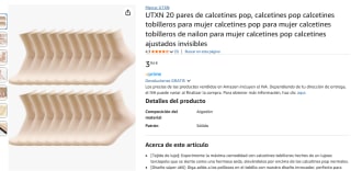 20 pares calcetines tobilleros mujer de nailon ajustados invisibles por 3,94€