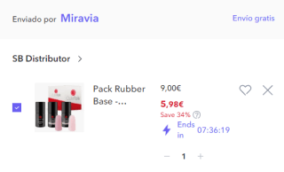 Pack Rubber Base - Esmaltado Semipermanente por solo 5,98€