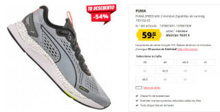 Zapatillas de Hombre PUMA SPEED 600 2 por 59.99€