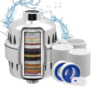 Filtro Regadera, Filtro de Ducha Agua Universal de 20 Etapas por $264 en Amazon