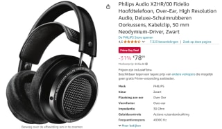 Philips Fidelio X2HR koptelefoon voor €78,99 met Amazon Prime