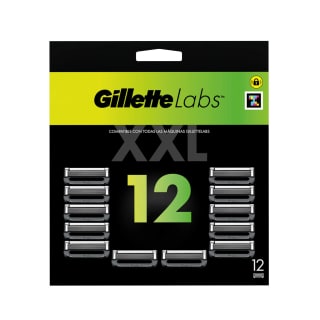 Pack x12 Gillette Labs recambios para máquinas de afeitar por 27.94€