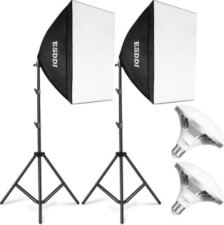 ESDDI Softbox Studiolamp - 900W Continu Fotostudio-Apparatuur - Softboxen Fotografie - 2 x 50 x 50cm