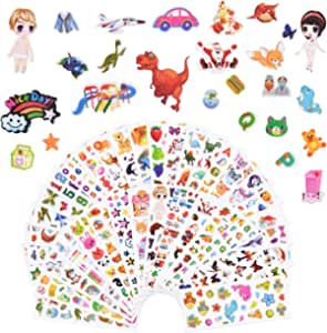Lot de 38 feuilles de stickers 3D - 700 stickers pour 5,71€ chez Amazon