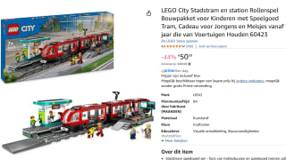 LEGO City Stadstram en station voor €50,39 bij Amazon