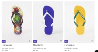 Tot 50% korting op Havaianas bij de Bijenkorf