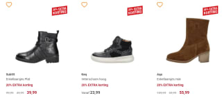 20% extra korting op de sale van Schuurman schoenen