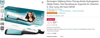 Remington Shine Therapy stijltang voor €37,74 via Amazon