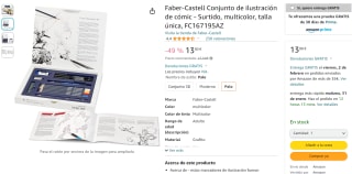 Faber-Castell Conjunto de ilustración de cómic por 13,90€