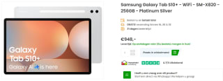 Samsung Galaxy Tab S10+ Wi-Fi 256GB voor €948 bij Phonemarket