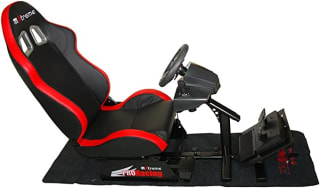 Asiento de carreras reclinable Xtreme Racing con volante, palanca de cambios y pedales por 199€